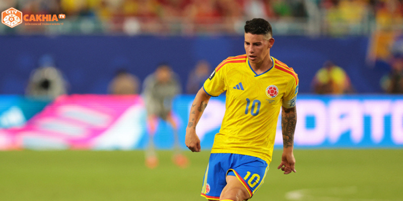 James Rodriguez vẫn là bộ não của Colombia